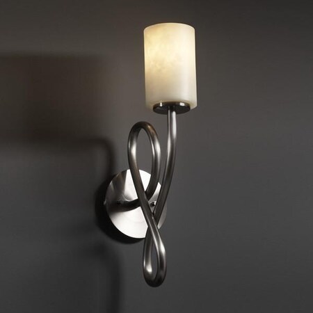 Justice Design Group Capellini 1-Light Wall Sconce CLD-8911-10-NCKL